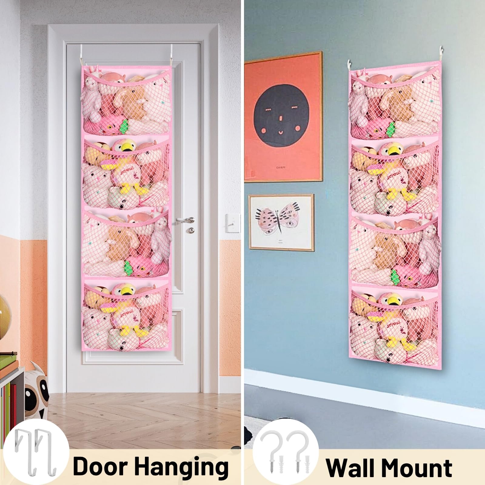 Ofiray-home over-the-door storage side view showing compact, space-saving design.