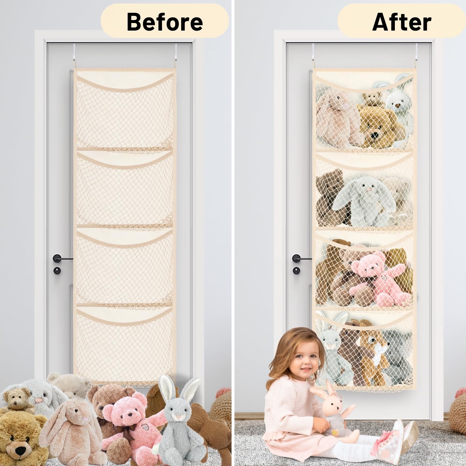 Ofiray-home two installation modes simplify setup on doors or walls.