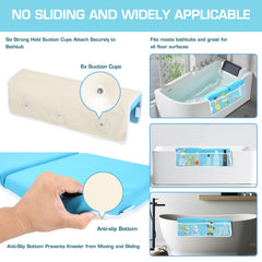 OFiSEXPT quick-dry surface on blue kneeler pad dries fast after use.