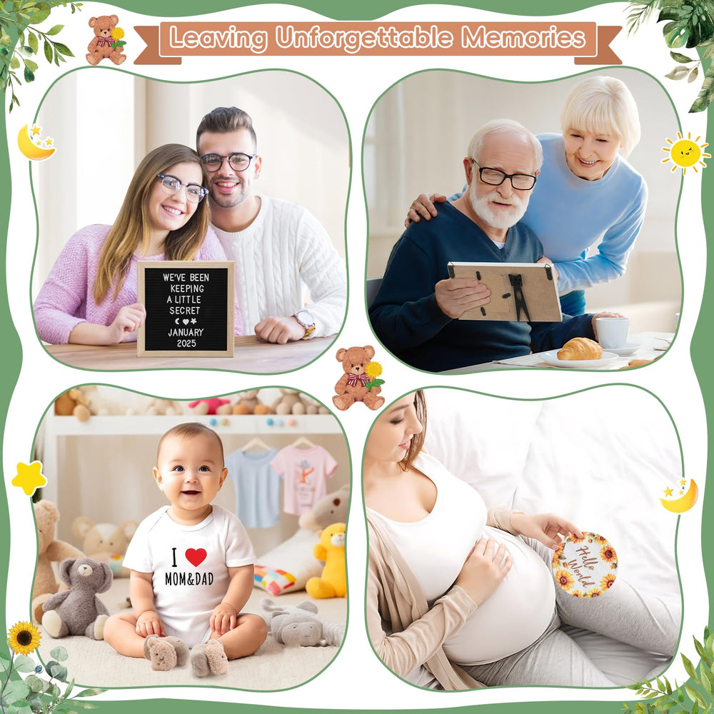 OFUSUY baby wood blocks double as props and keepsakes.
