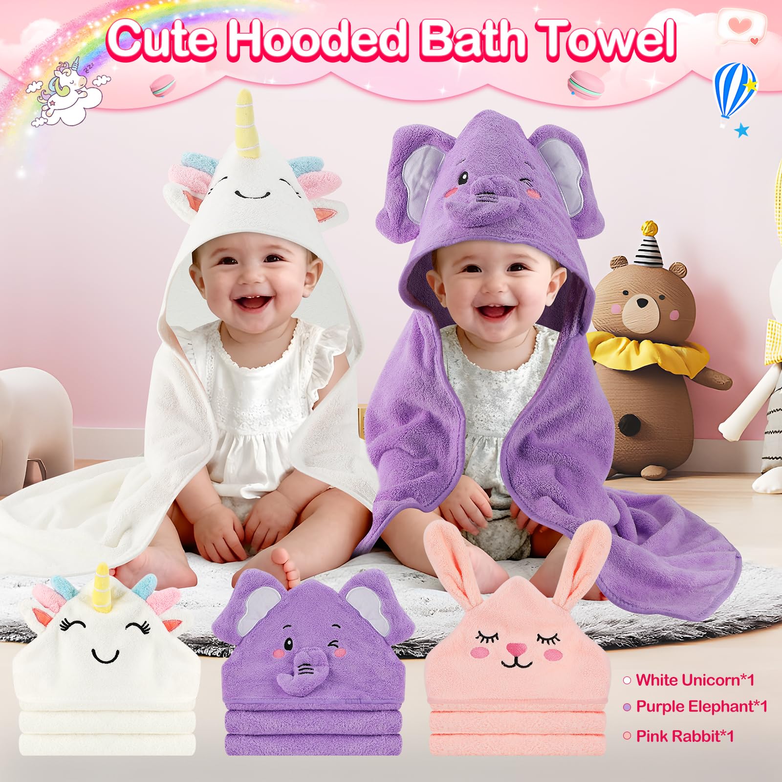 OFUSUY towels serve as swaddle or cover during stroller rides.