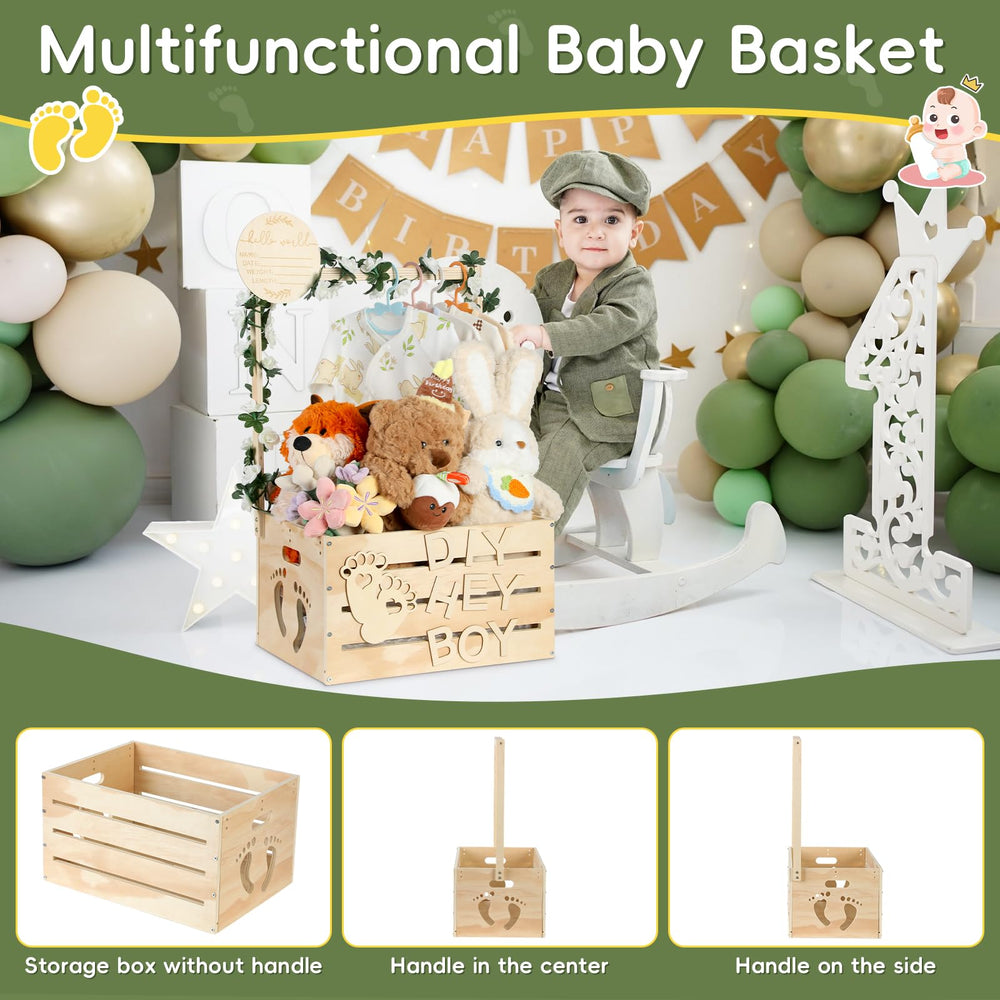 OFUSUY complete decor pack for baby showers with wreaths and accessories