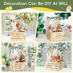 OFUSUY wooden baby crate features Oh Baby plaque for charming home decor