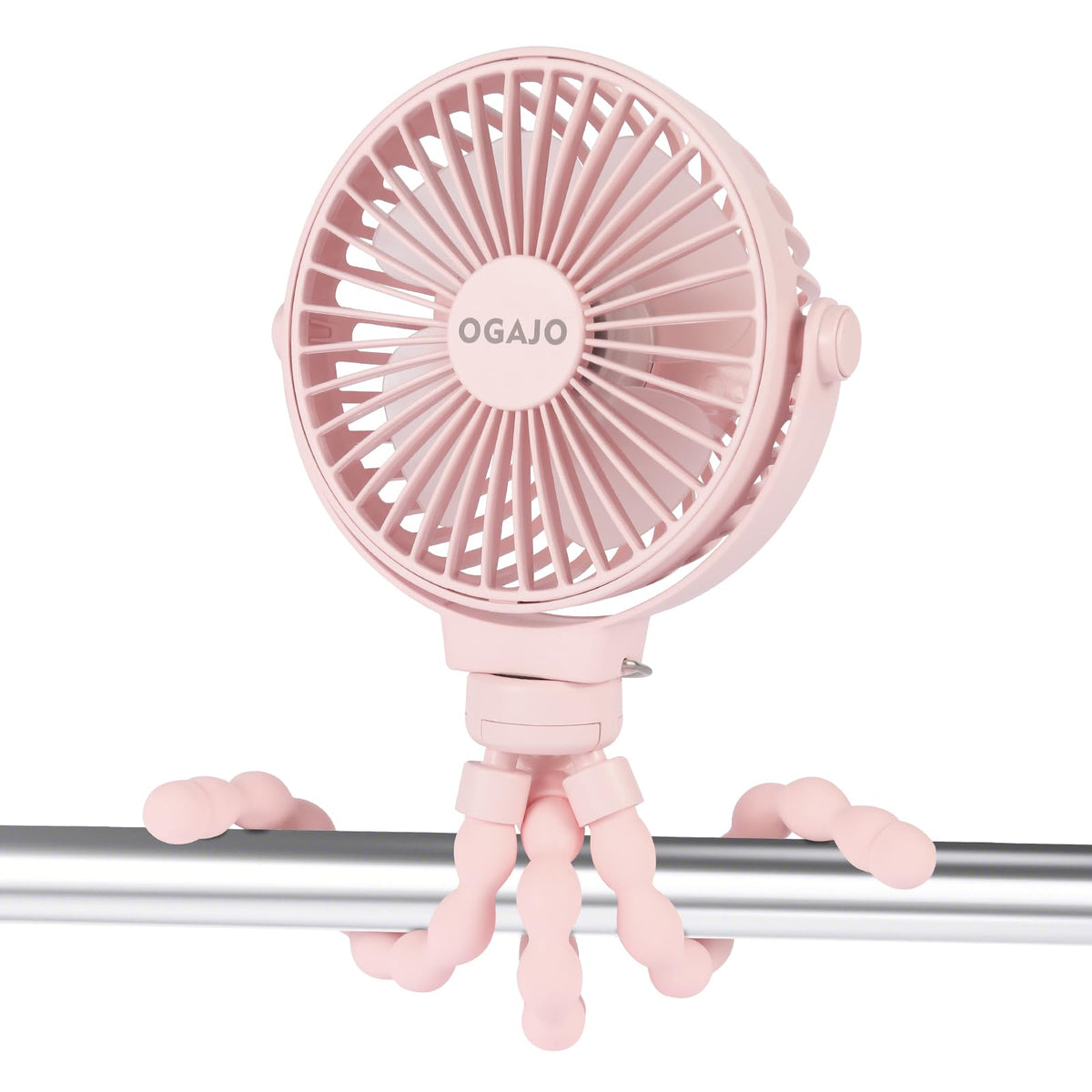 OGAJO portable stroller fan with clip for easy on-the-go cooling