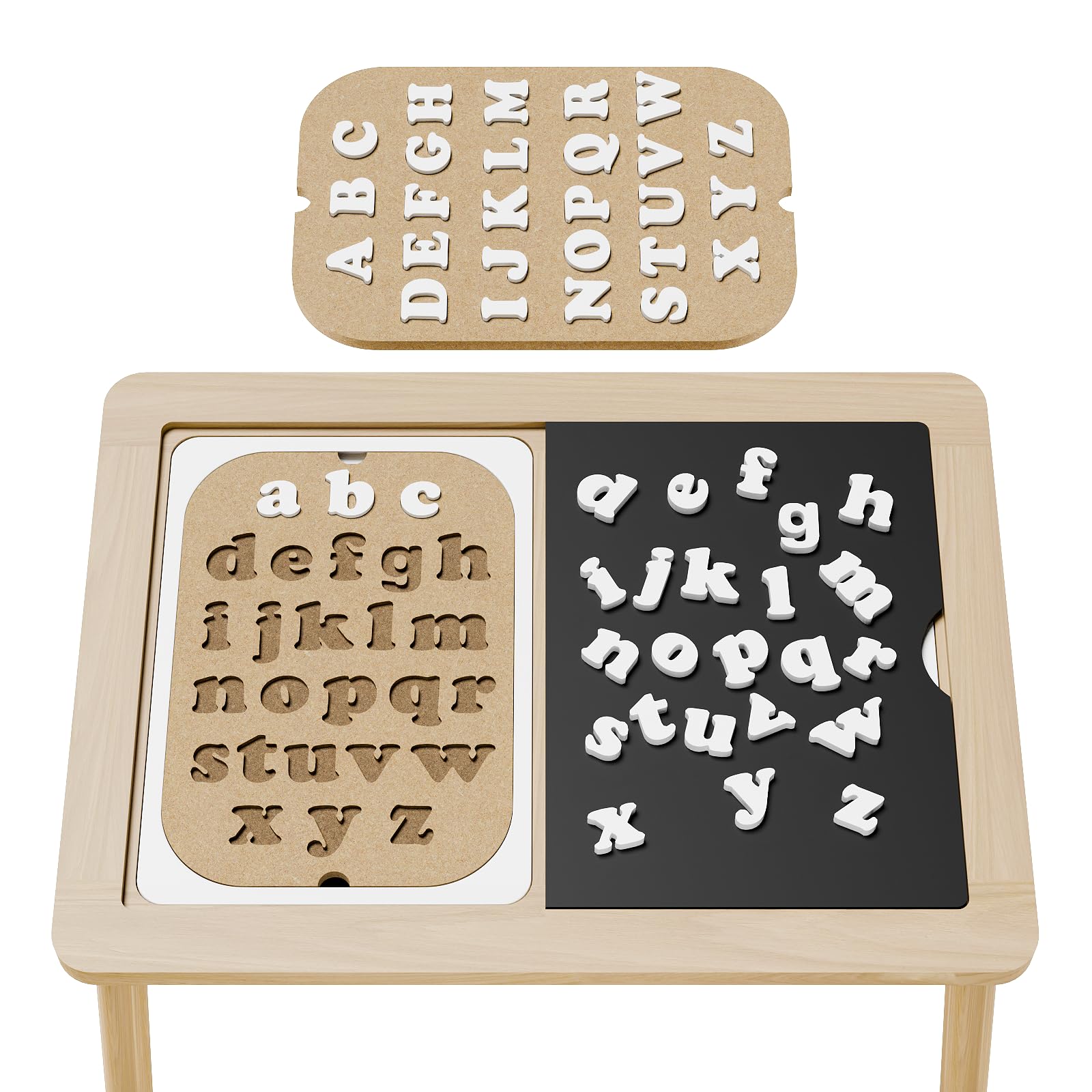 Ogears 9mm MDF construction highlights durable, kid-friendly materials.