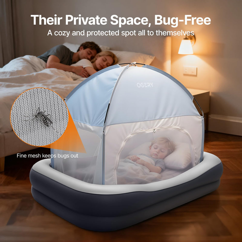 OGERY bridge crib-to-bed travel solution ideal for transitions