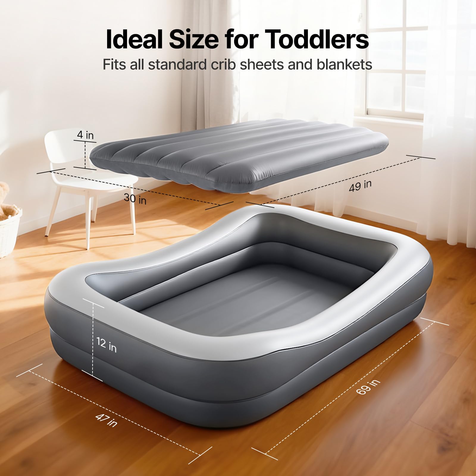 OGERY puncture-resistant PVC and sturdy seams for durable fun