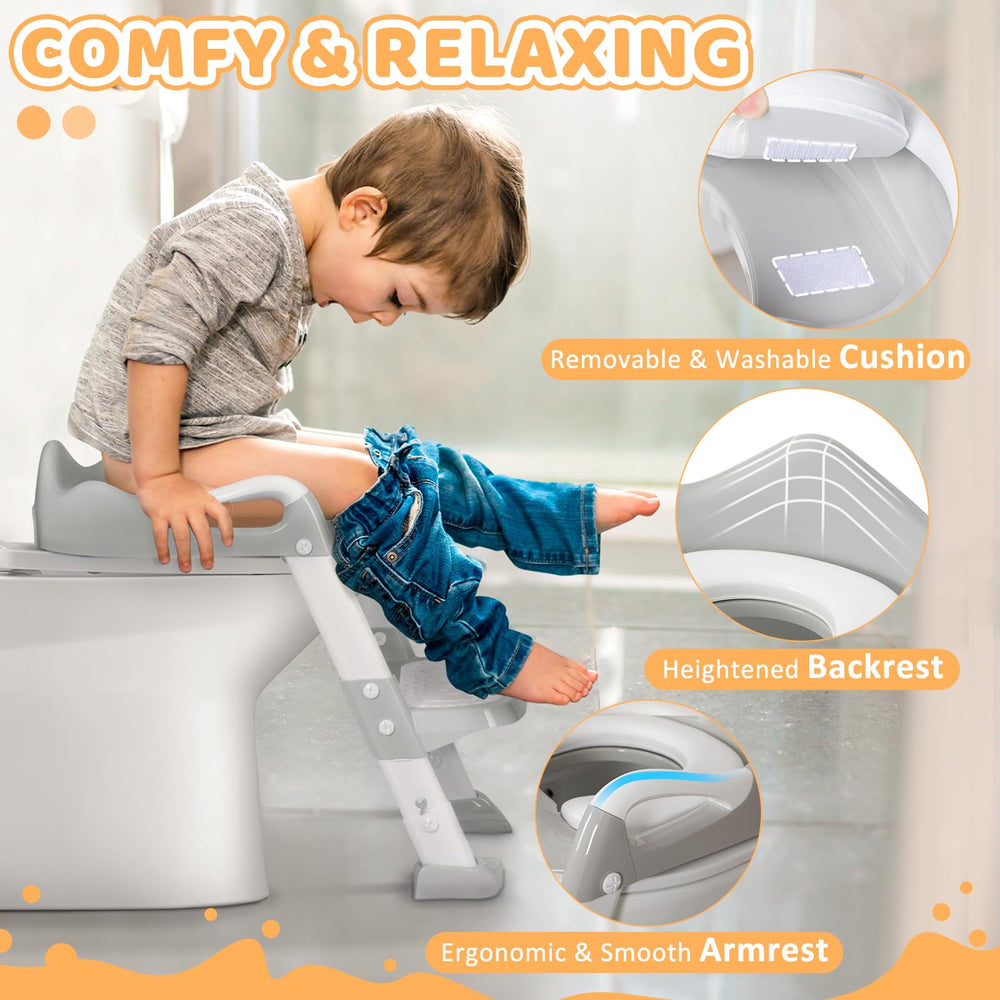 OHKIDS foldable potty chair—space-saving, quick setup for busy homes.