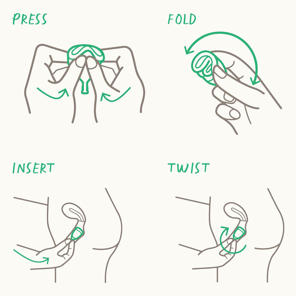 Oi cup care guide promotes easy cleaning and reuse.