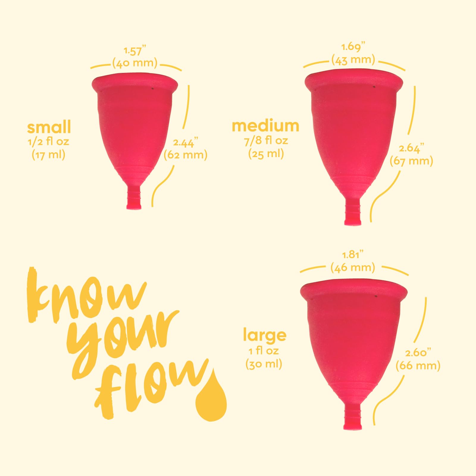 Oi Cup hypoallergenic non-toxic material suitable for sensitive users.