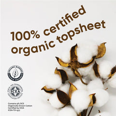 Oi Organic Initiative liner discreet design keeps odors low while you stay fresh.
