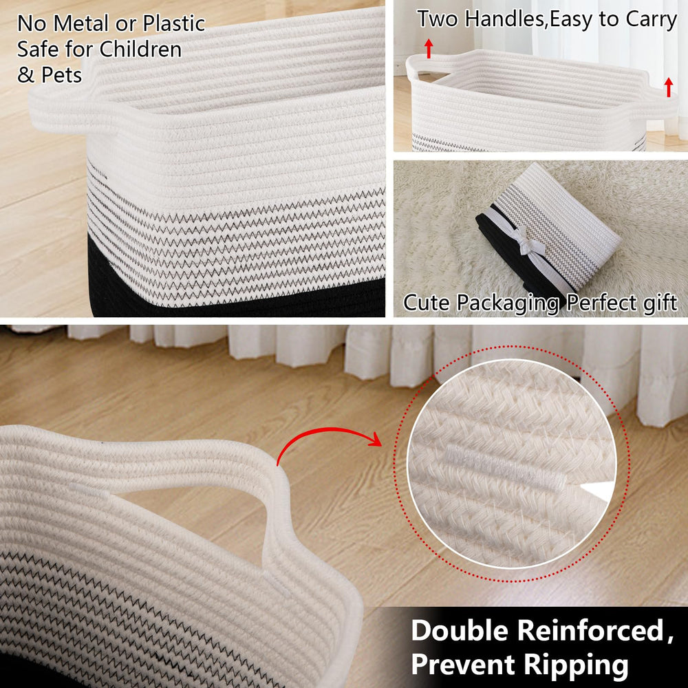 OIAHOMY baby-diaper-basket offers soft, safe organization.