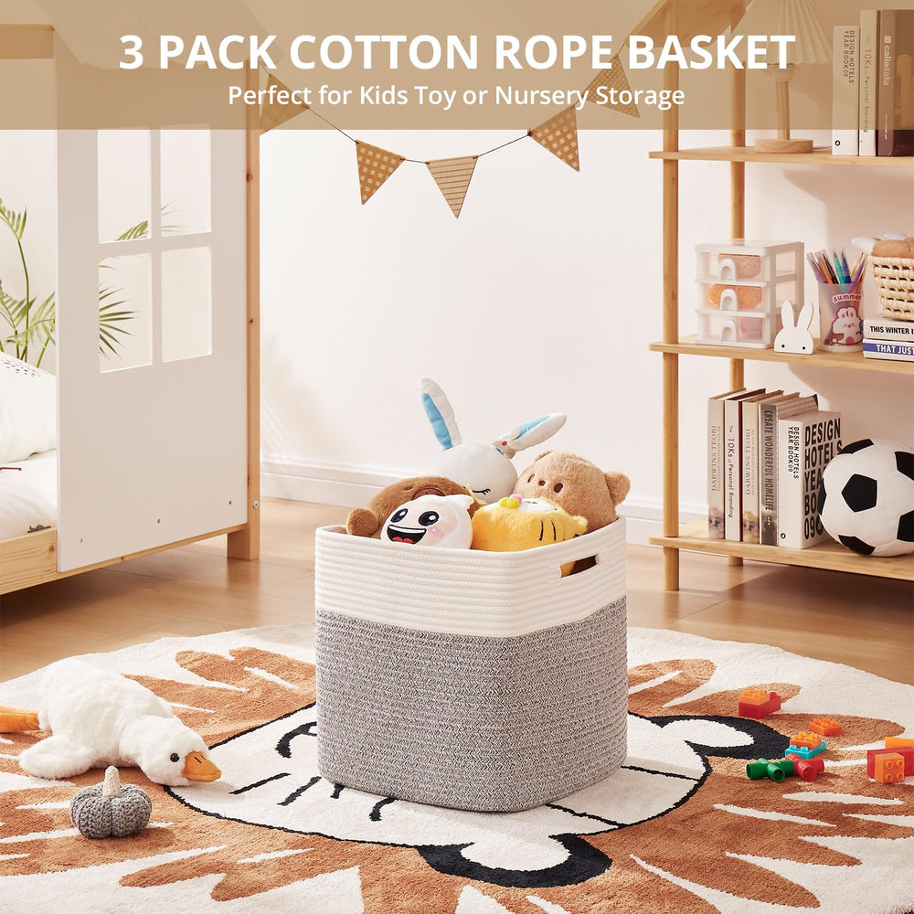 OIAHOMY baby nursery storage basket for nappies and small items