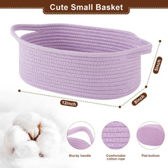 OIAHOMY baby- and pet-friendly basket suitable for nursery and toy storage.