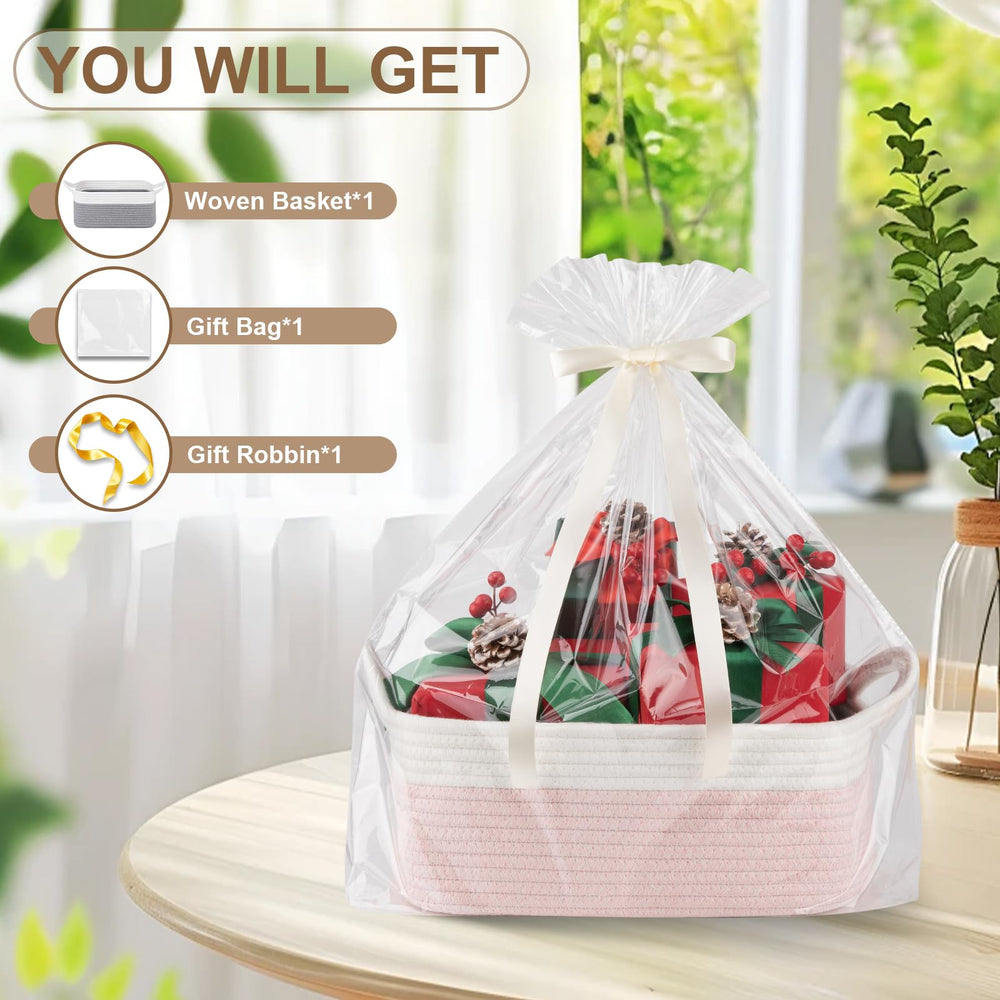 OIAHOMY basket in living room, versatile storage and decor