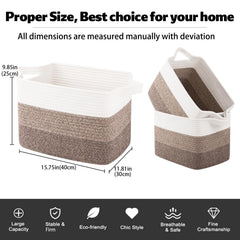 OIAHOMY large capacity basket suitable for towels and clothes