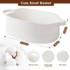 OIAHOMY basket with sturdy handles for moving from room to room
