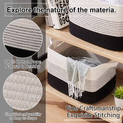 OIAHOMY bathroom towel basket holds essentials without crowding.
