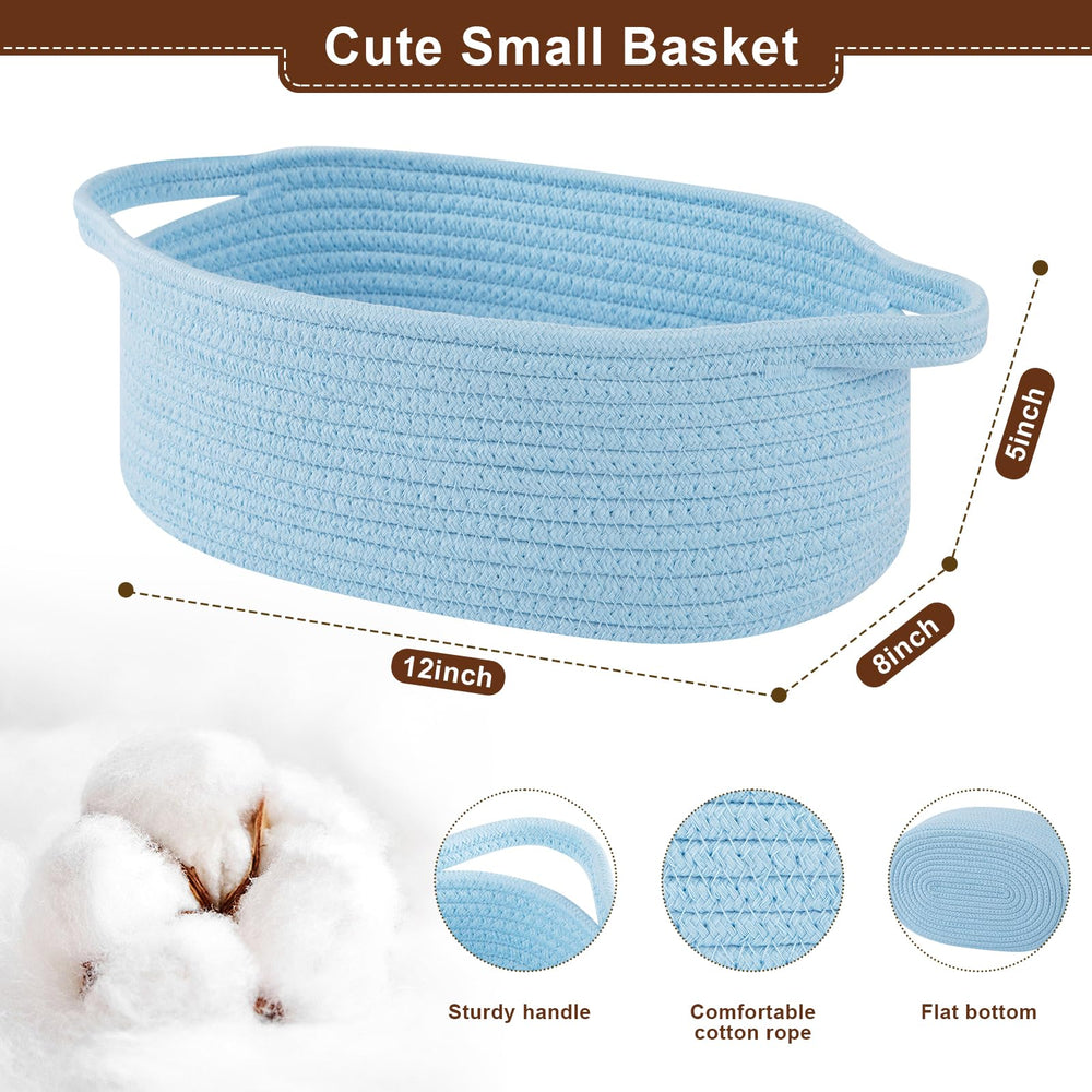 OIAHOMY burr basket cotton weave highlights durable, soft storage for everyday items.