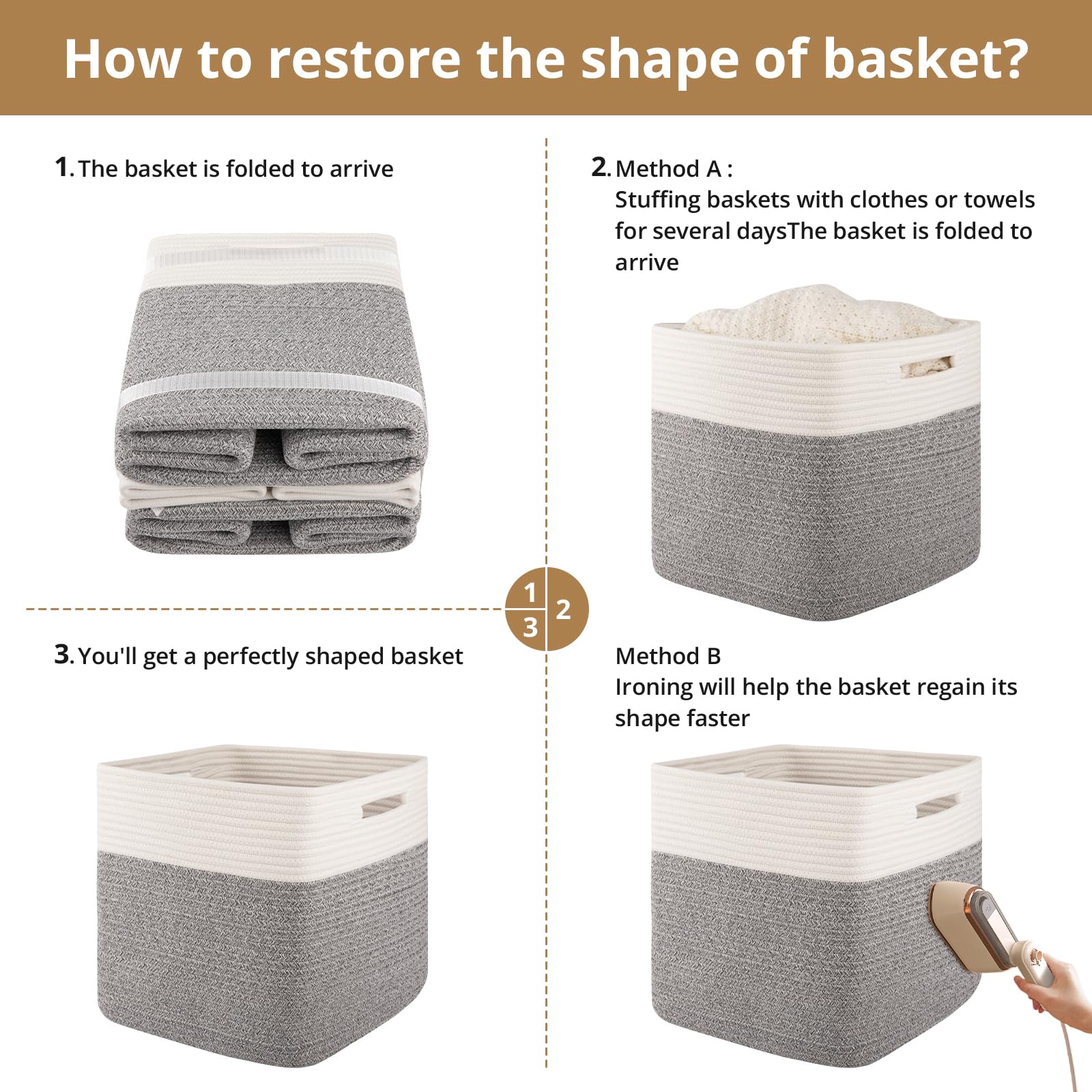 OIAHOMY care friendly basket machine washable on gentle cycle