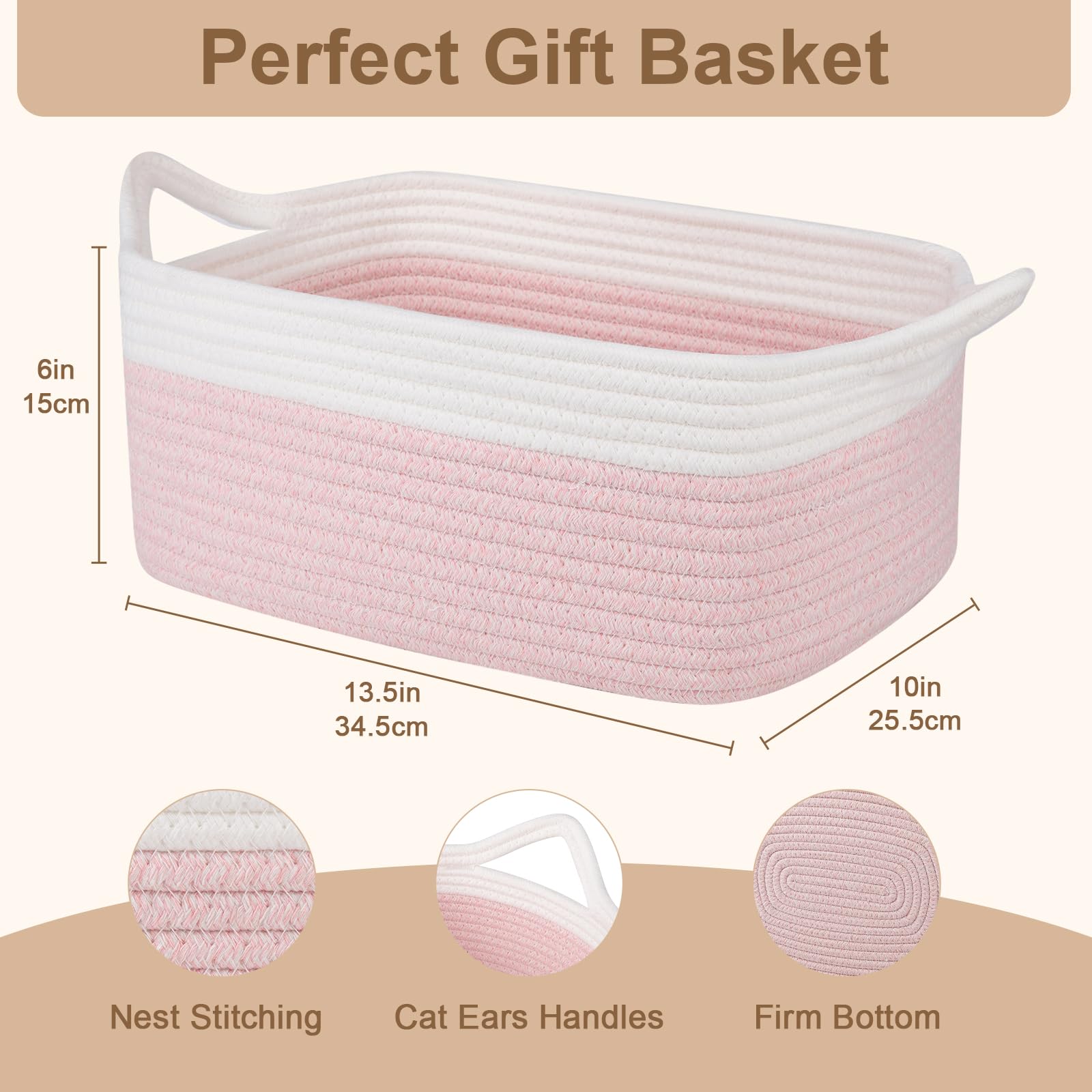 OIAHOMY cat ear handles closeup, sturdy grip for easy carrying