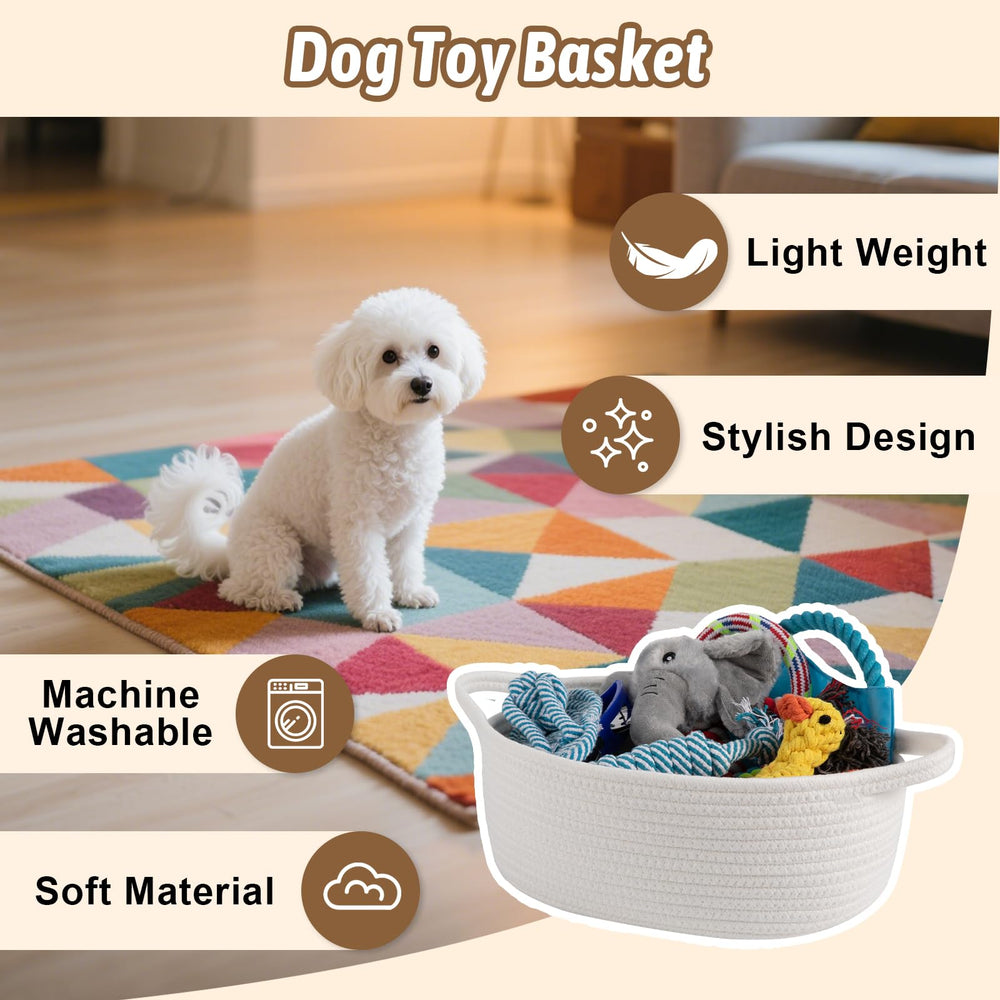 OIAHOMY compact basket ideal for organizing items on shelves and vanities.