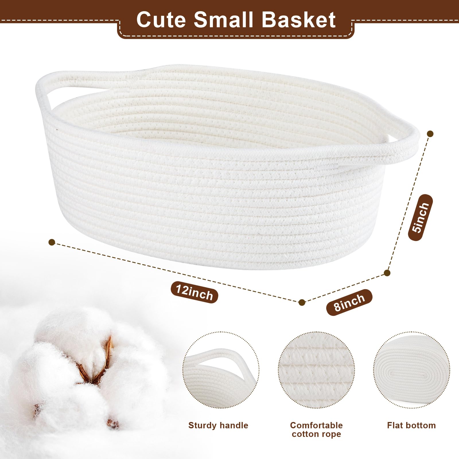 OIAHOMY close-up of cotton-woven basket material—durable craftsmanship.