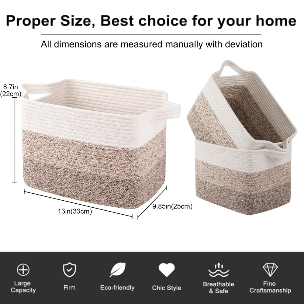 OIAHOMY foldable design storage basket keeps spaces tidy