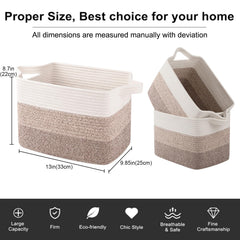 OIAHOMY foldable design storage basket keeps spaces tidy