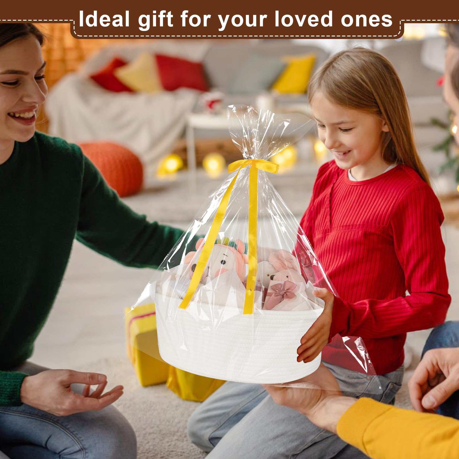OIAHOMY gift bag with ribbon and tissue, ready for gifting.