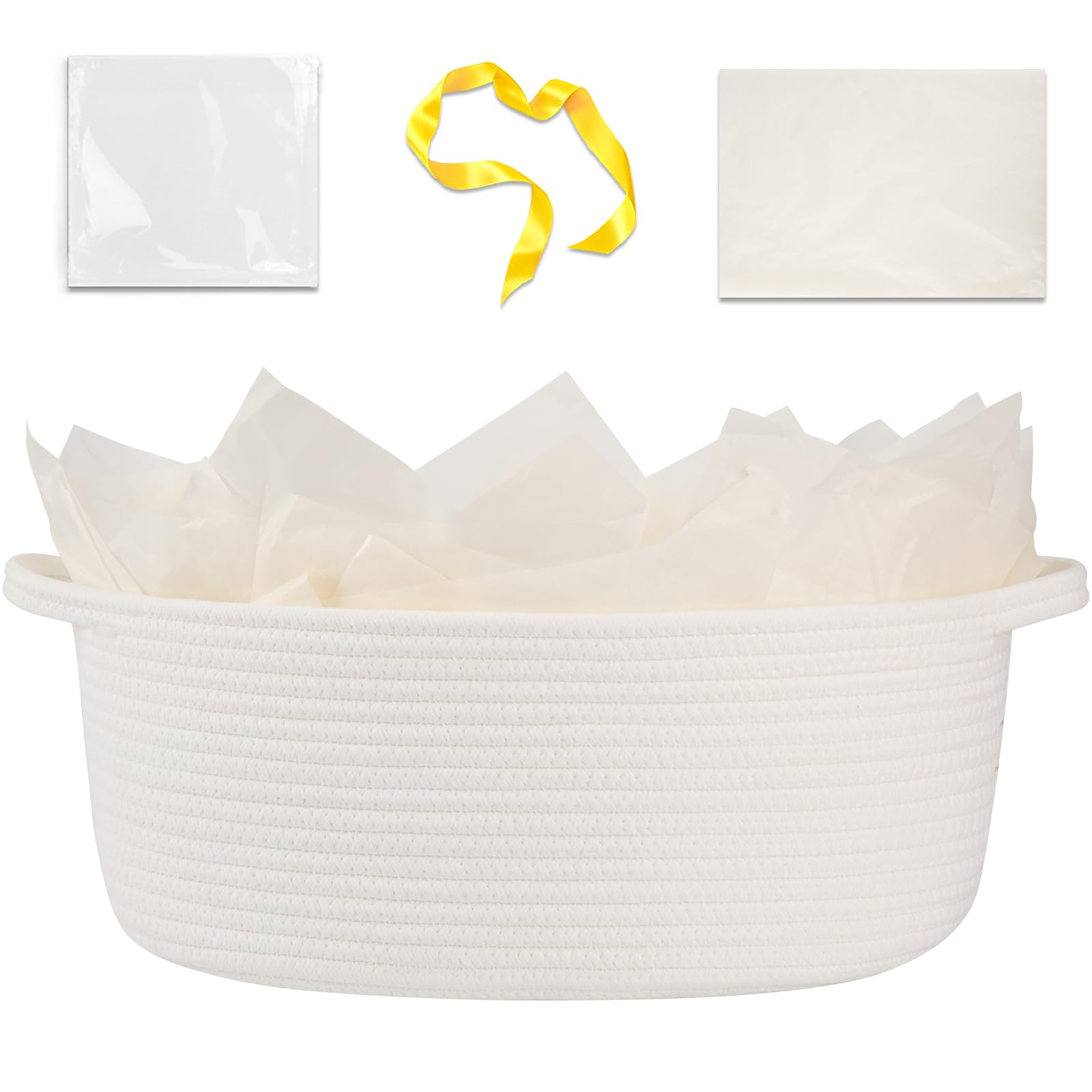 OIAHOMY gift basket handle, portable storage for gifts and home organization.