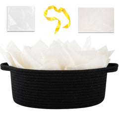 OIAHOMY gift basket with handle, easy to carry for gifting occasions.