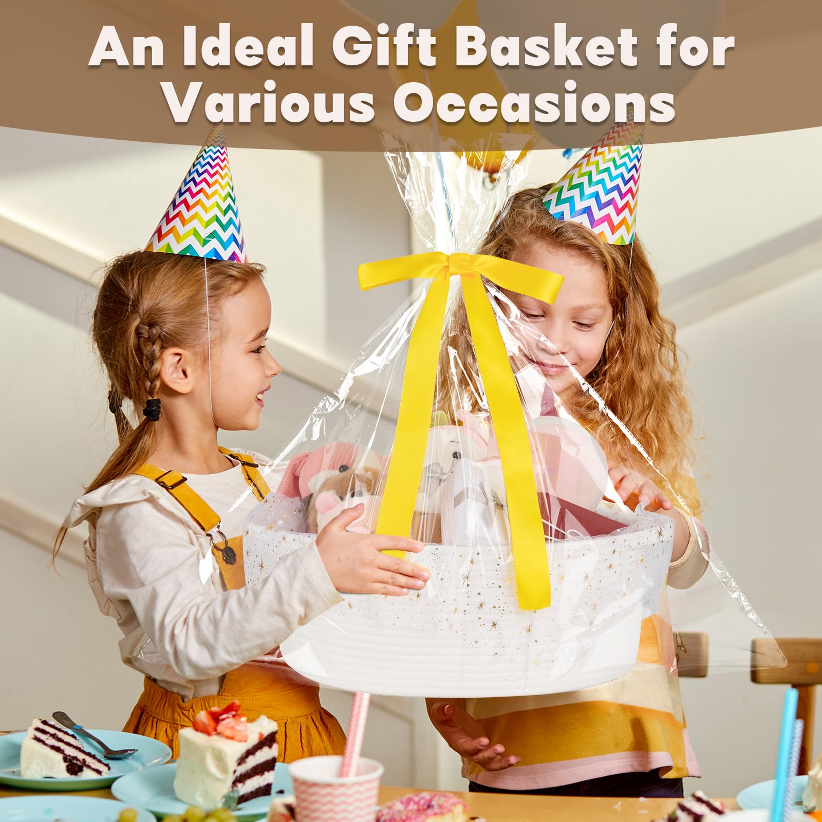 OIAHOMY versatile basket fits towels, baby clothes, cosmetics.