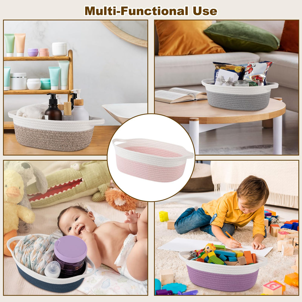 OIAHOMY basket used for multi-room storage and organization.