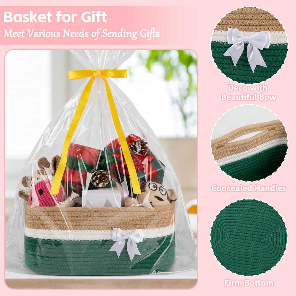 OIAHOMY gift-ready basket doubles as thoughtful gift packaging.