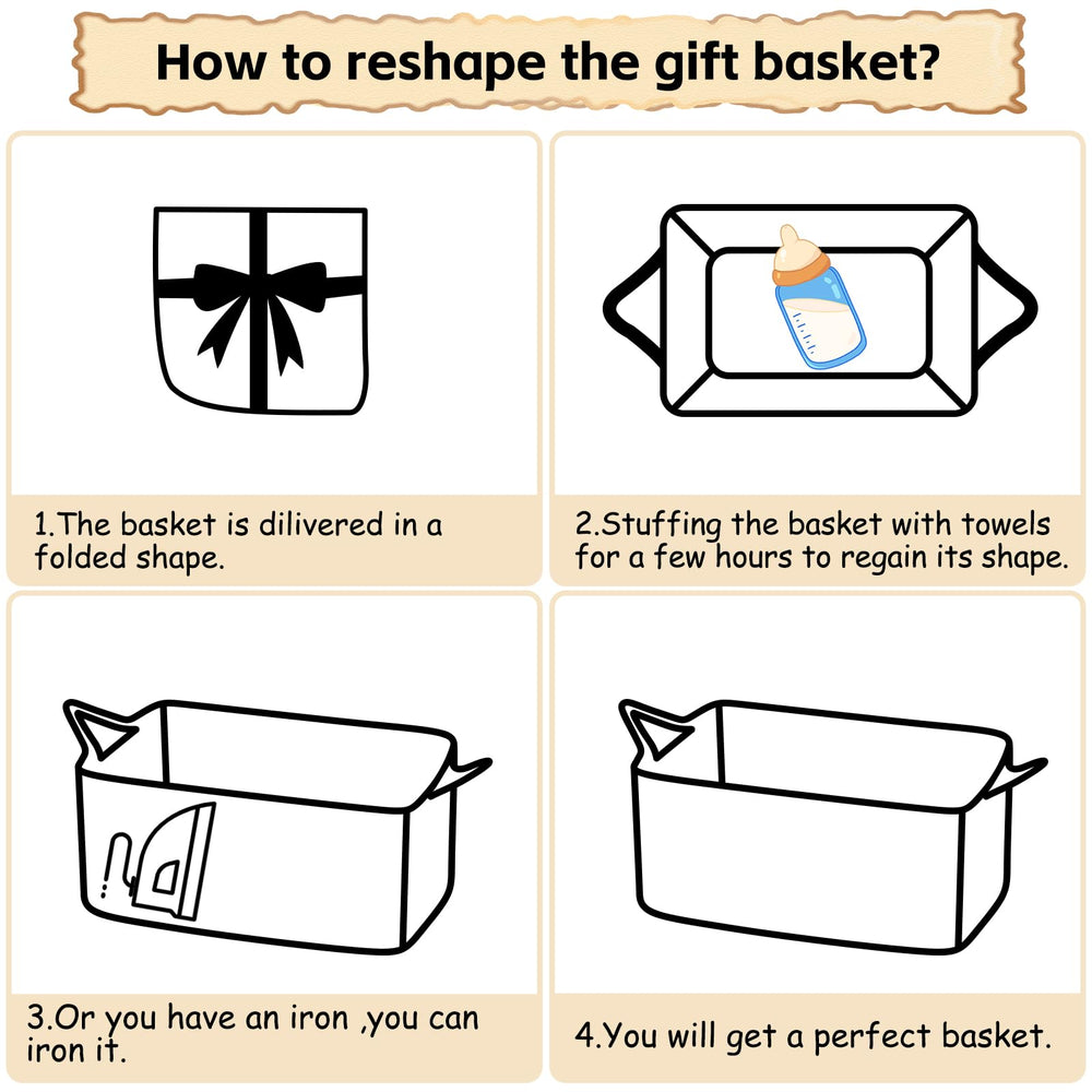 OIAHOMY gift-ready basket with packaging is perfect for special occasions.
