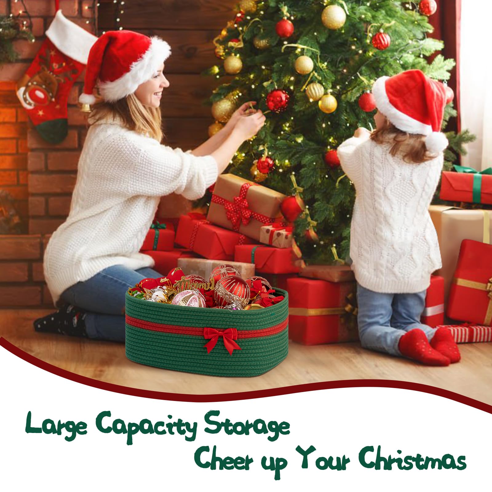 OIAHOMY multi-functional storage basket supports books, diapers, snacks, and more