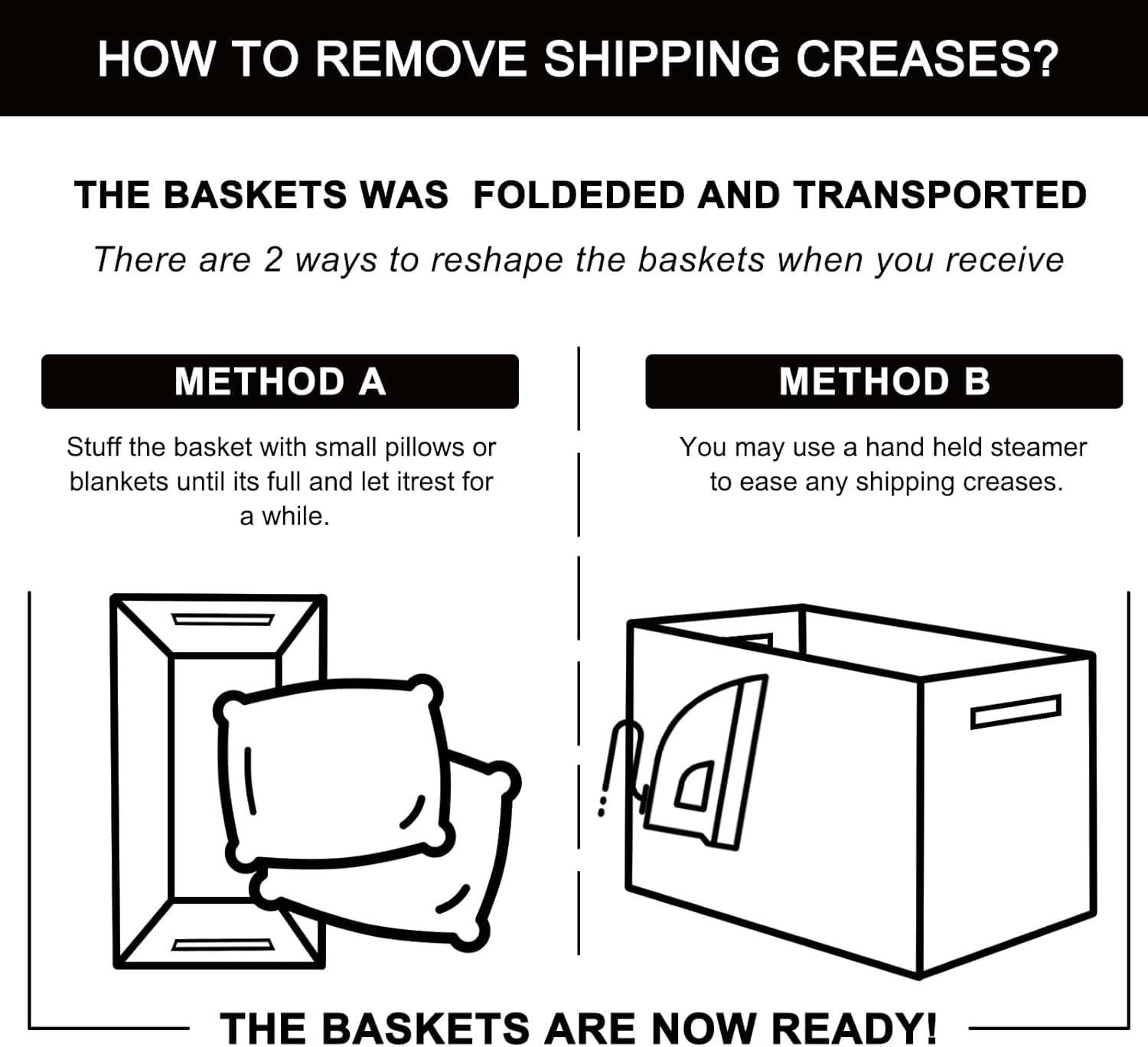 OIAHOMY multi-use basket keeps items tidy without harsh chemicals.