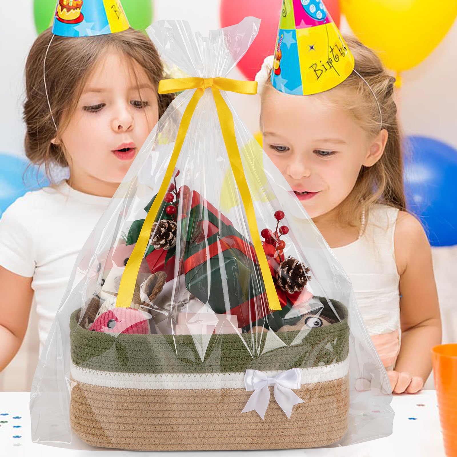 OIAHOMY nursery storage basket for toys and clothes in the baby room