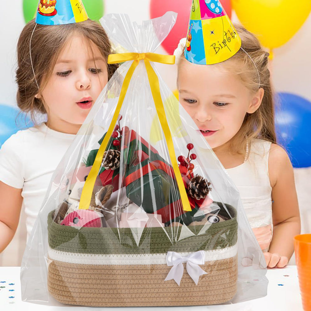 OIAHOMY nursery storage basket for toys and clothes in the baby room
