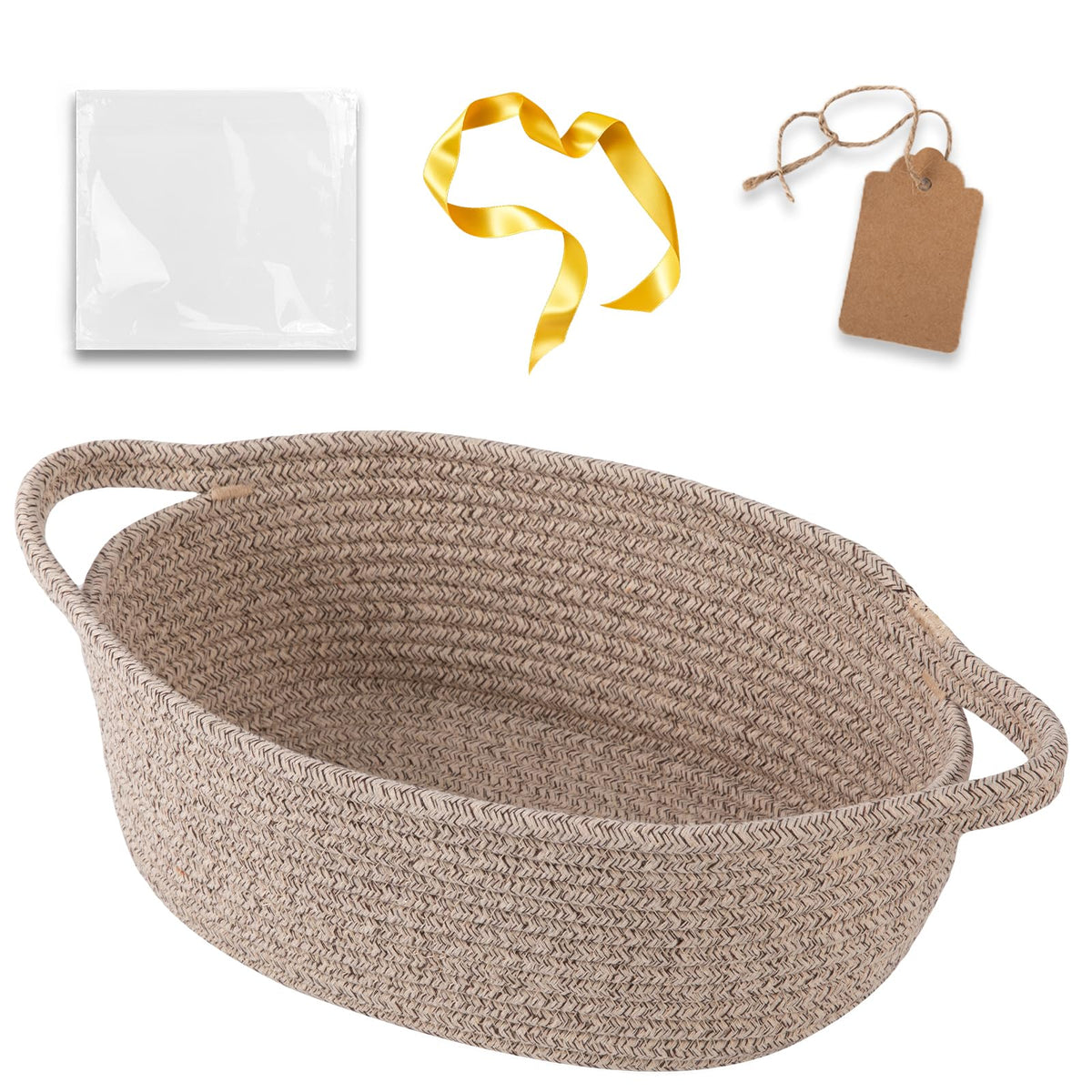 OIAHOMY small woven basket with gift bags ready for gifting