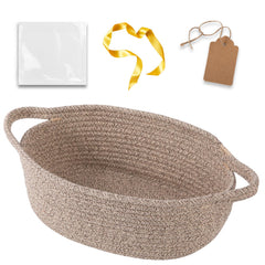OIAHOMY small woven basket with gift bags ready for gifting