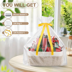 OIAHOMY basket dimensions 13.5x10x6 inches for spacious storage