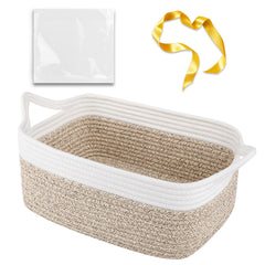 OIAHOMY small woven rope basket with gift bags for easy gift presentation