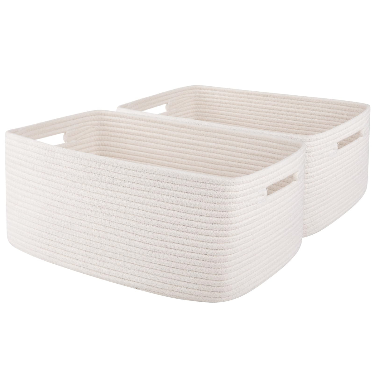 OIAHOMY storage basket on shelves for organized essentials.