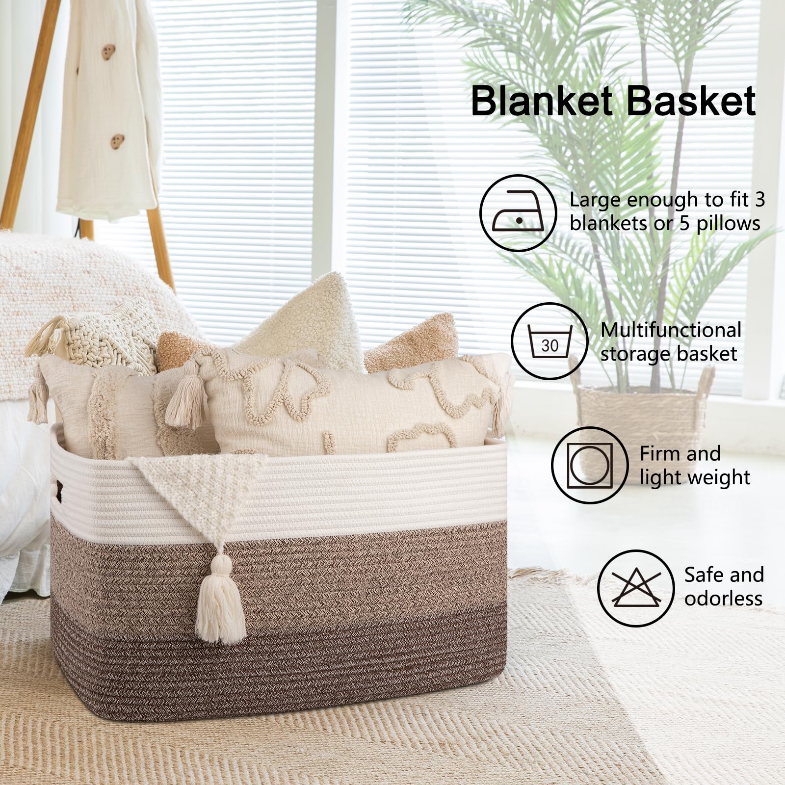 OIAHOMY sturdy handles support heavy items for easy transport.