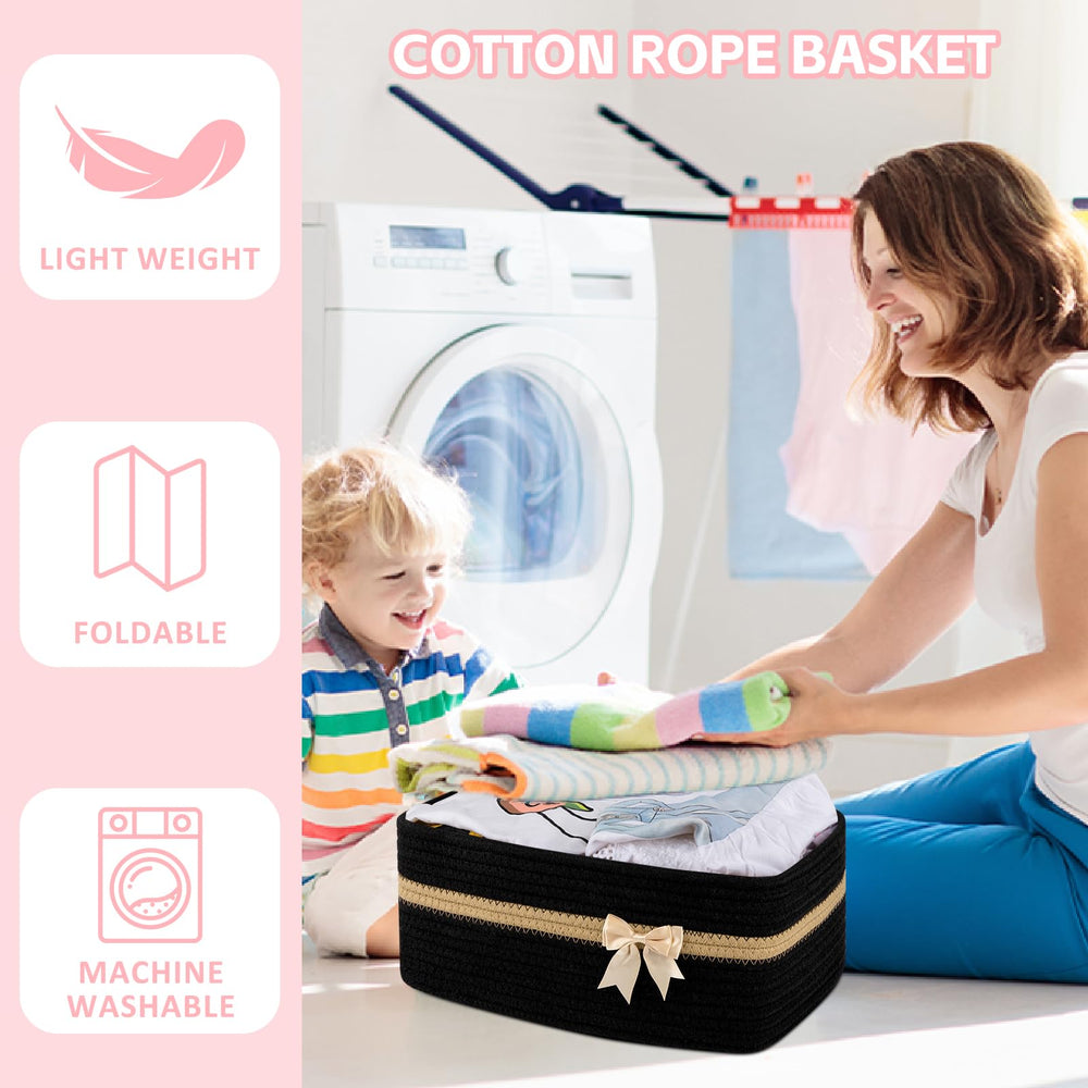 OIAHOMY toy basket keeps kids' play area tidy with easy access to toys.