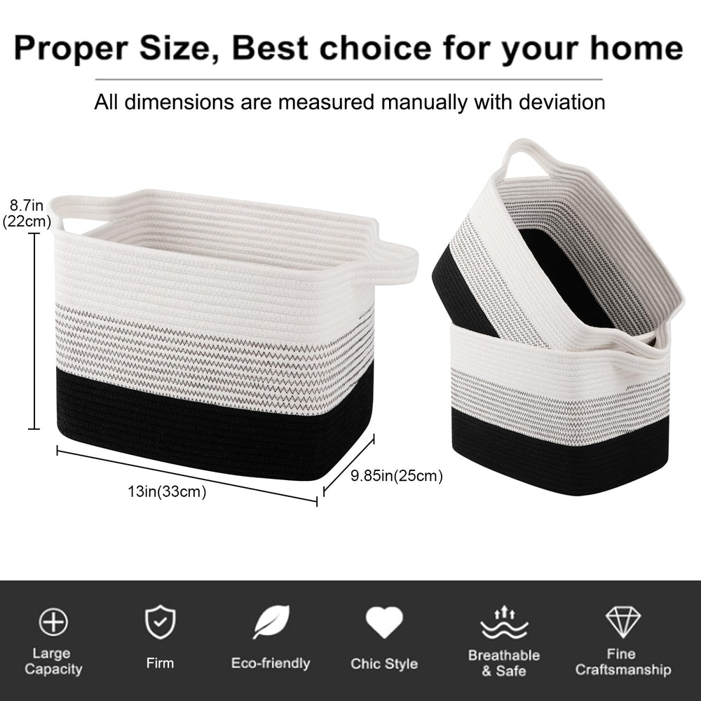 OIAHOMY toy storage basket keeps playroom tidy and accessible.
