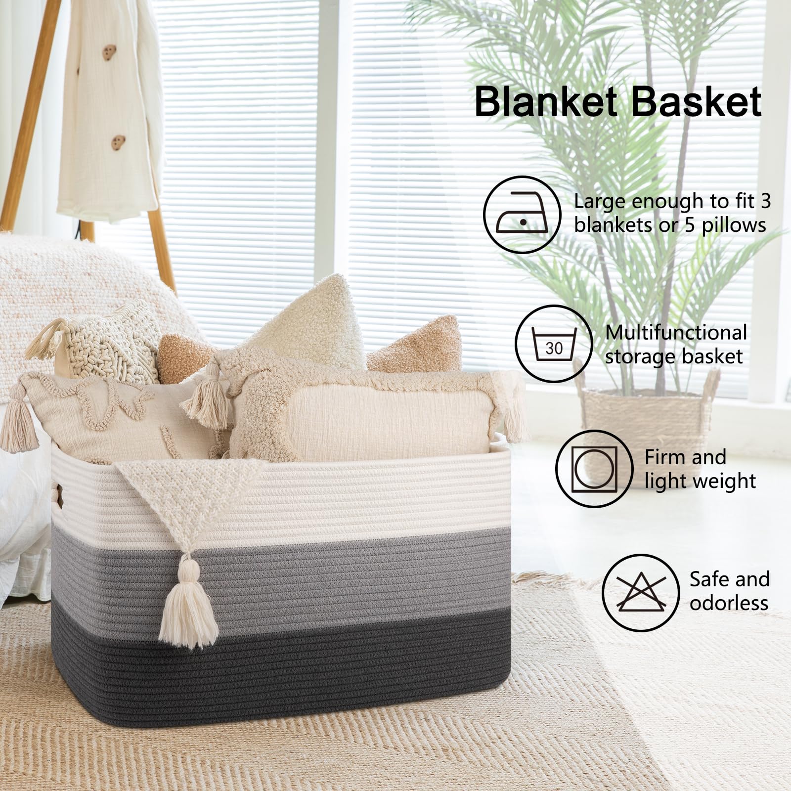 OIAHOMY washable basket performance with gentle detergent and optional laundry bag