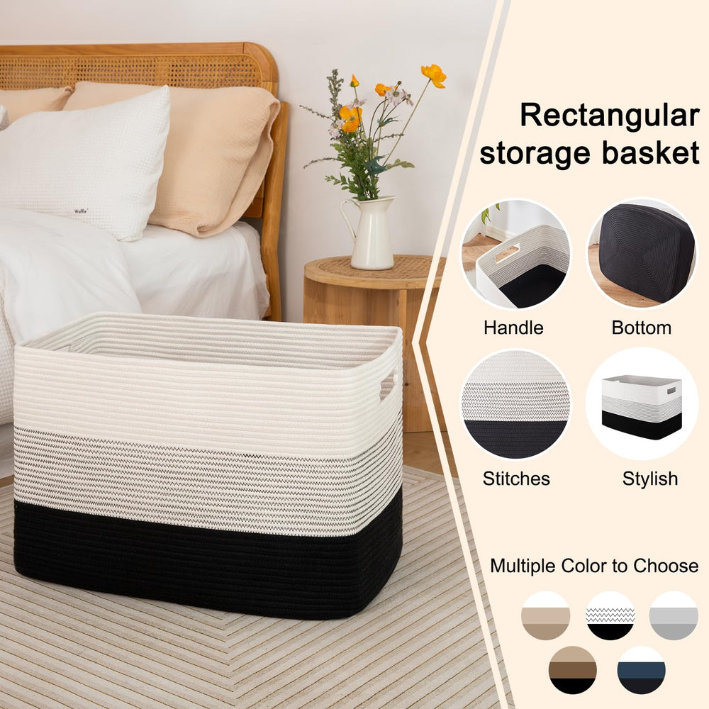 OIAHOMY washable large basket for simple cleaning